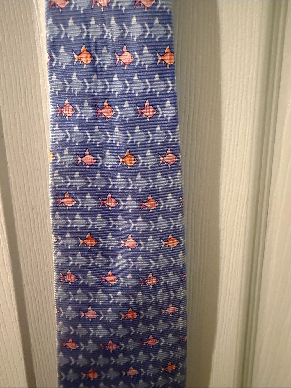 Vintage Tommy Hilfiger 100% Silk Fish Tie